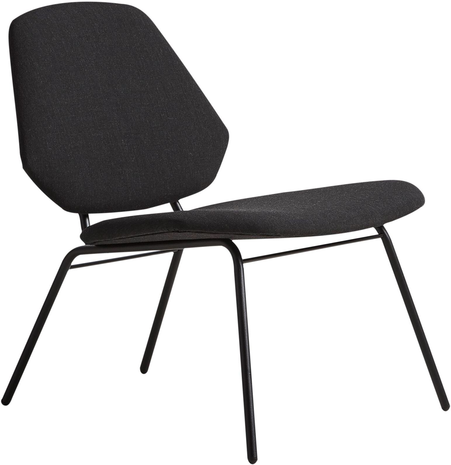 Woud Lean fauteuil black