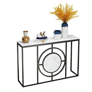 LEEBERTY Console tafel marmer geneste salontafel, eenvoudige woonkamer sofa tafel, balkon opbergtafel, woondecoratie set 70 x 30 x 70 cm (kleur: B) (A)