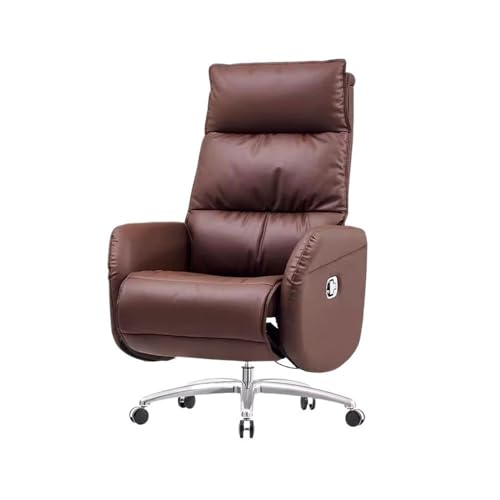 EINES Bureaustoel Luxe Bureaustoel Kan Lunchpauze Computerstoel Comfortabele Draaistoel Studiestoel Speelstoel (Color : Brown)