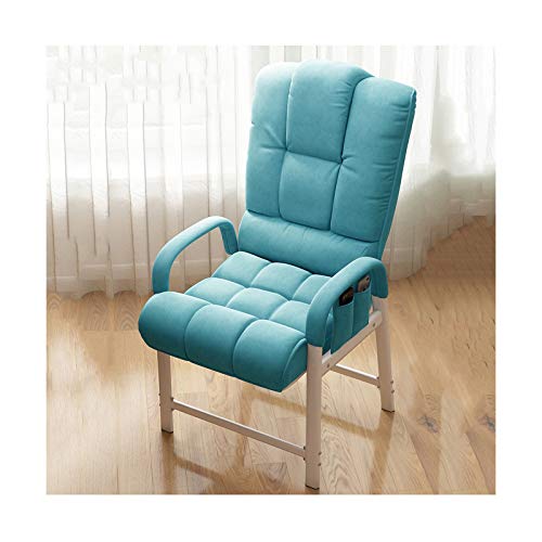 GLigeT Executive bureaustoel Bureaustoel Ergonomische bureaustoel for thuis, hoge rugleuning, moderne verstelbare hoek (90-180°), bureaustoel, bureaustoel met armen en opbergtas Bureaustoel (Color : Blu)
