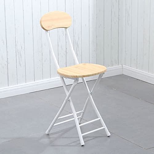 EINES Bureaustoel Vouwstoel Huis Diningsstoel Simple Stoel Vrije Toelstoel Dormitory Stool Balkon Stoel Draagbare ronde ontlasting for volwassenen Speelstoel (Color : E)