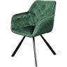 Lalee Avenue Stoel Eann 125 (LxBxH) 57,5 x 60 x 85,5 cm - Groen Groen