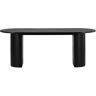 24Designs Belpasso Ovale Tafel 200 Cm - Zwart