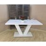 INOSIGN Eettafel op zuil Bachrein Breedte 160 cm wit Tischplatte: Holzwerkstoff