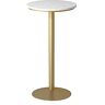 CABRIOLET Hoge Tafel Salontafel Marmeren Bartafel Ronde Hoge Tafel Commerciële Kleine Bar Ronde Tafel Bartafel Winkel Hoge Bartafel Eettafel (Color : A, Size : S)