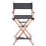 PSKSER Directeursstoel make-up kunstenaar stoel, opvouwbare directeuren stoel, aluminium draagbare stoel, opvouwbare make-up kunstenaar stoel (kleur: rose goud)