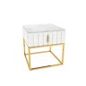 VOSMII Nachtkastje Bedside Table Bedroom Drawer Home Bedroom Round Bedside Table