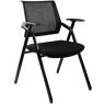 ZDWJD Home Office Desk Chairs Accent Chair Foldable Training Chairs, Conference Chairs Classroom Chair Conference Room Office Chairs Reading Chair for Living Room, Balcony (Color : Nero)