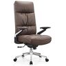 KOHARA Bureaustoel Bureaustoel Leer Gaming Bureaustoel Ergonomische bureaustoel Bureaustoel Managerstoel (Kleur: Zwart, Si(stoel) (Bruin 90x50x64cm)