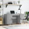 RAUGAJ Kantoormeubelen-Bureau Grijs Sonoma 140x50x75 cm Engineered Wood-Furniture