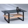 M2 Kollektion Como Salontafel, metaal, artisaneiken, 110x43x60