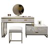 VejiA Vanity Table Set Vanity Set, grote schuifladen, make-up kaptafel met gedempte kruk