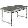 CampFeuer Opvouwbare aluminium klaptafel, ca. 150 x 80 x 55/65/70 cm, geschikt als campingtafel