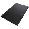 ETM tapis anti-slip mat souple cotele zwart 60 cm x 90 cm - Zwart