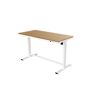 euroseats Bureau Wit, eiken 1.400 x 700 x 1.220 x 730 - 1.220 mm - Bruin, wit