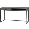 Morris Bureau Grenen Leem [fsc]   Grijs   WOOOD   Grenen   58 x  130 x 75 cm