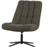 Job Draaifauteuil Teddy Groen   Groen   WOOOD   100% Pes   85 x  70 x 101 cm   Groen   WOOOD   100% Pes