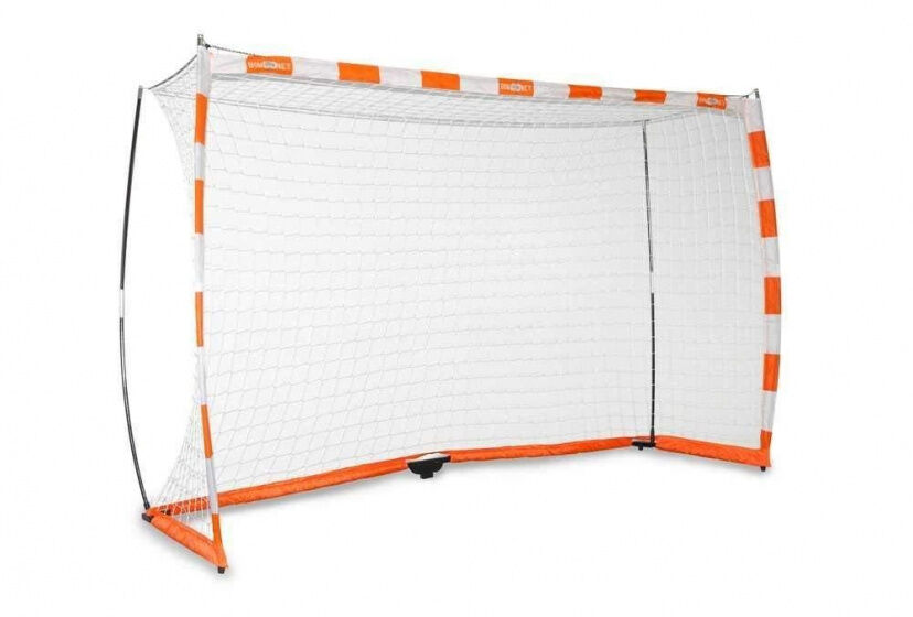 Bownet handbaldoelnet Bownet 3 x 2 meter staal wit doelpalen - Oranje,Wit