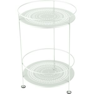 Fermob Guinguette Side Table With Perforated Double Top Ice Mint A7