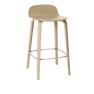 Muuto Visu Bar Stool, 65 Cm, Oak