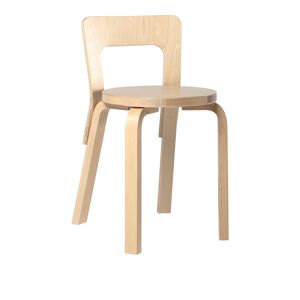 Artek Stol 65, Svart Linoleum