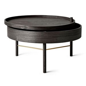 Audo Copenhagen Turning Table Black Ash/brass