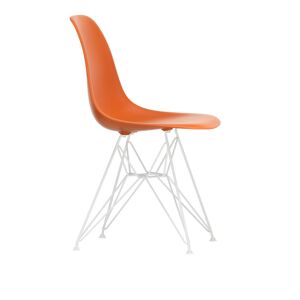 Vitra Eames Plastic Chair Dsr - 43 Rusty Orange - White Base