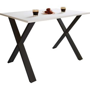 XonaX spisebord 110x80cm hvit, svart.