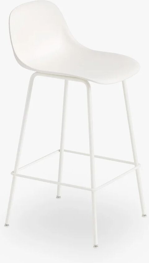 Muuto Fiber barkrakk - Tube Base H: 65 Cm,​​Naturhvit / Hvit