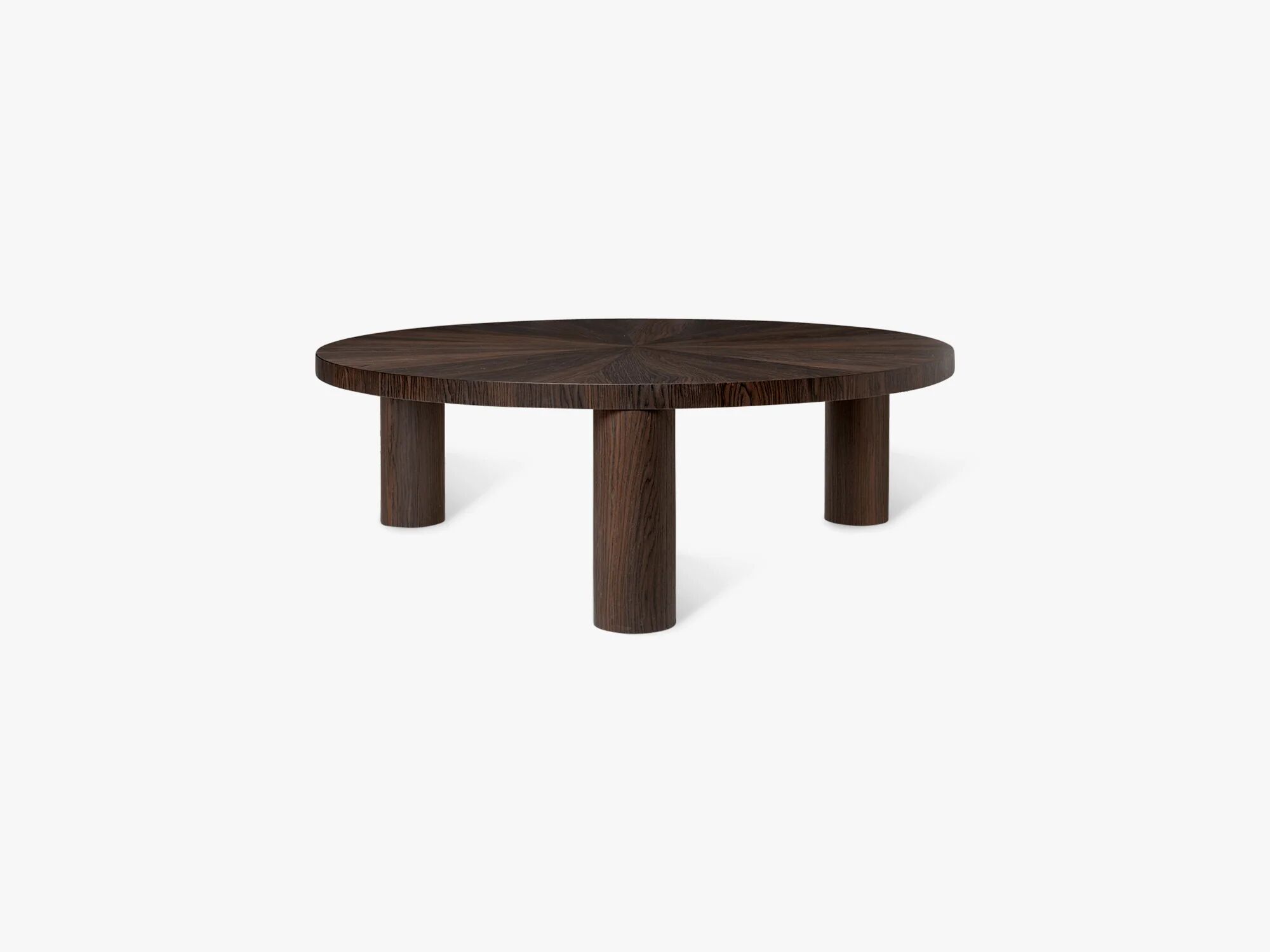 Ferm Living Post Coffee Table L, Røkt Oak Star