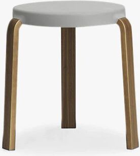 Normann Copenhagen Tap Stool - Grå m. Valnød