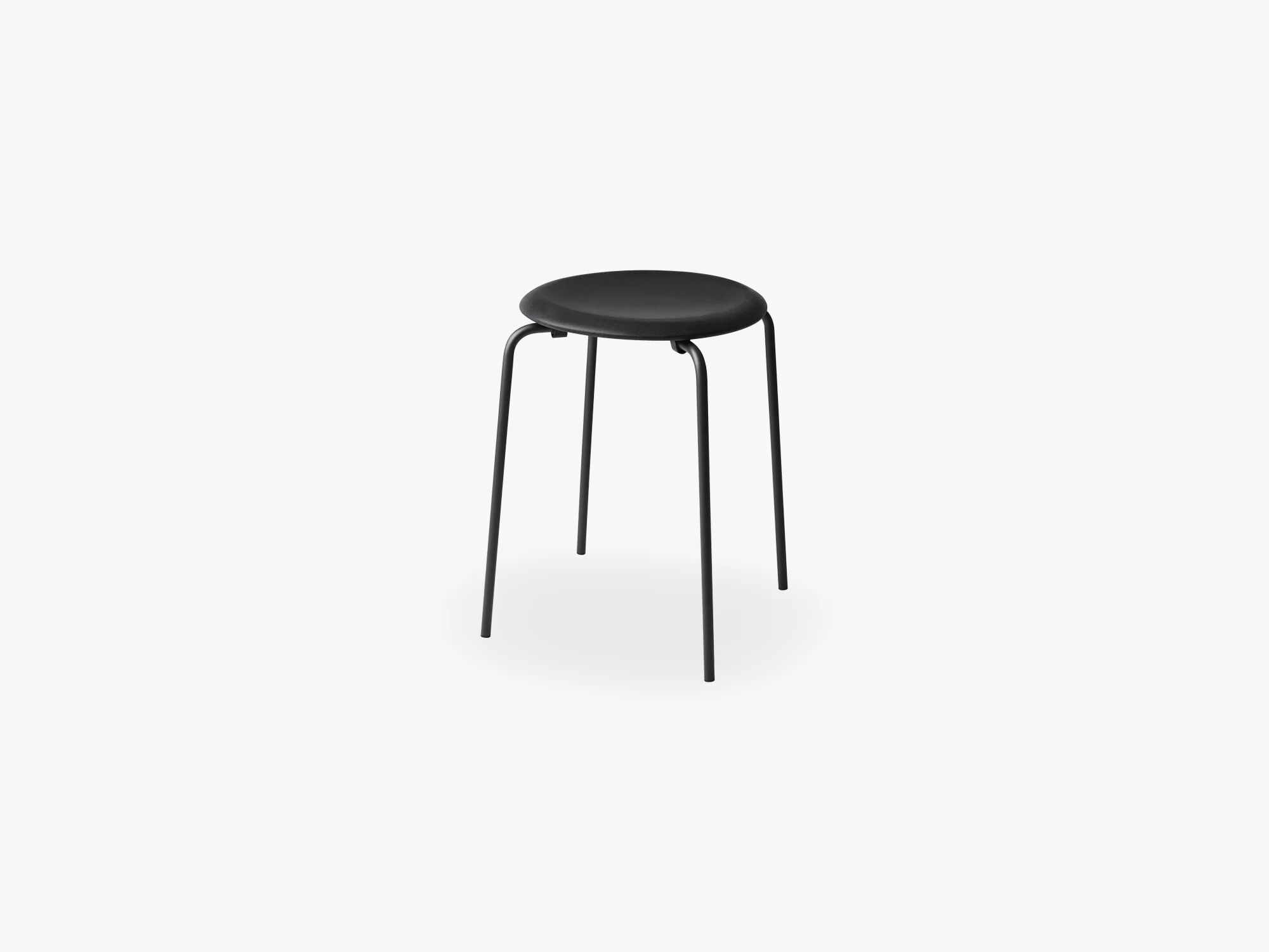 Fritz Hansen DOT, Cowboy-Sort / sort matt lakk base