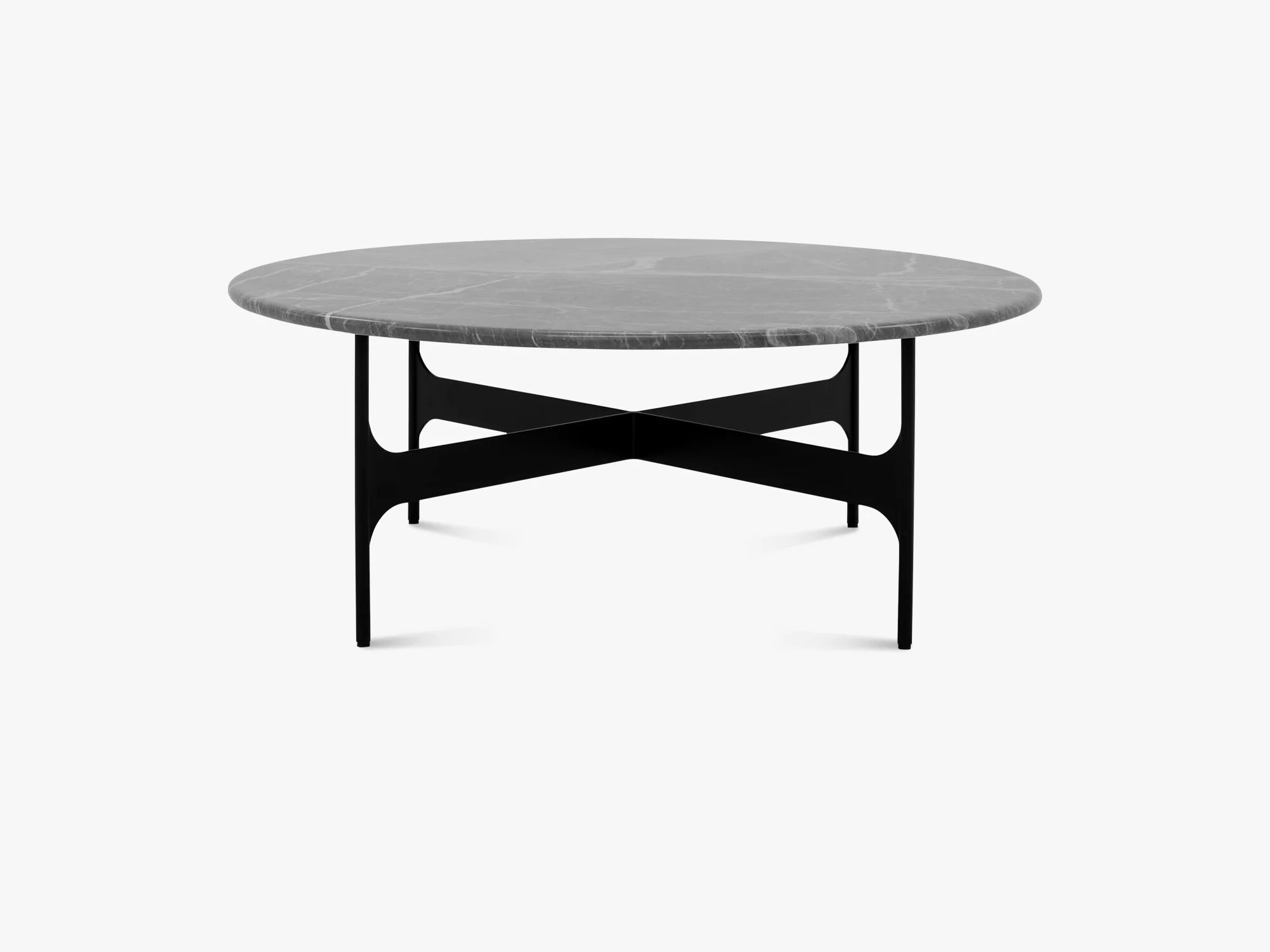 Wendelbo Floema bord stor, grå marmor topp