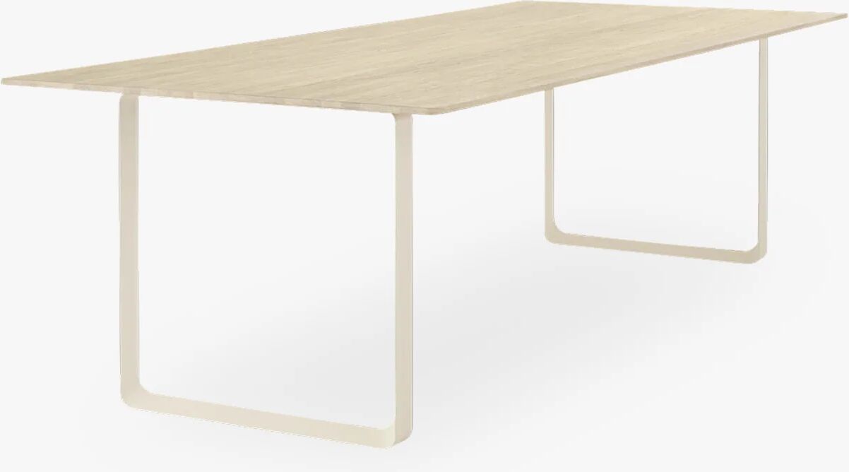 Muuto 70/70 Tabell 255 X 108 Cm, Massiv Eik / Sand