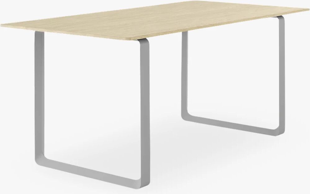 Muuto 70/70 Tabell 170 X 85 Cm, Massiv Eik / Grå