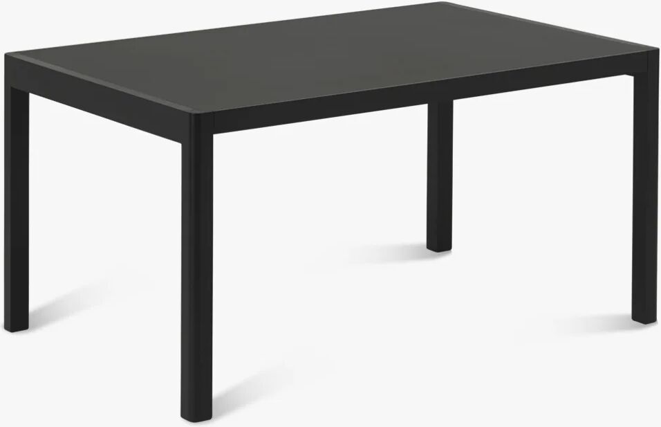 Muuto Workshop Table W140, svart linoleum / svart