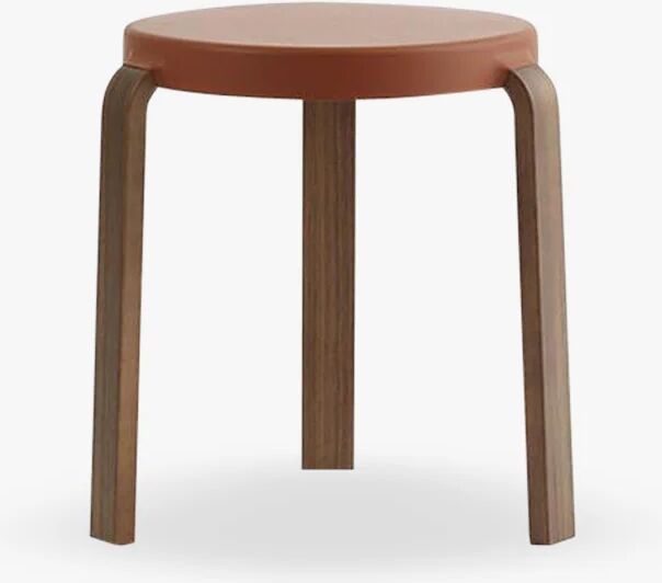 Normann Copenhagen Trykk på Stool Walnut, Caramel