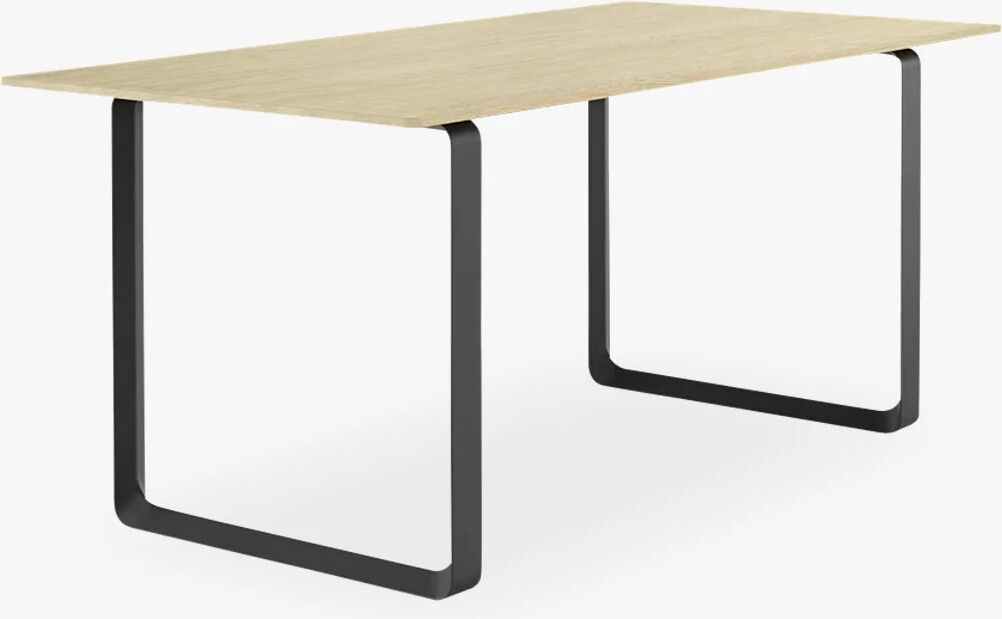 Muuto 70/70 Tabell 170 X 85 Cm, Massiv Eik / Sort