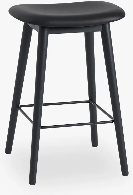 Muuto Fiber Barkrakk-Tre Base H: 65 Cm, Silke, Skinn-Sort / Sort