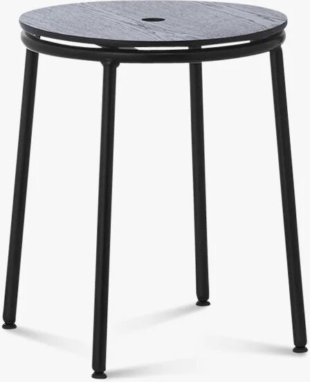 Normann Copenhagen Circa krakk 45 cm svart stål, svart eik