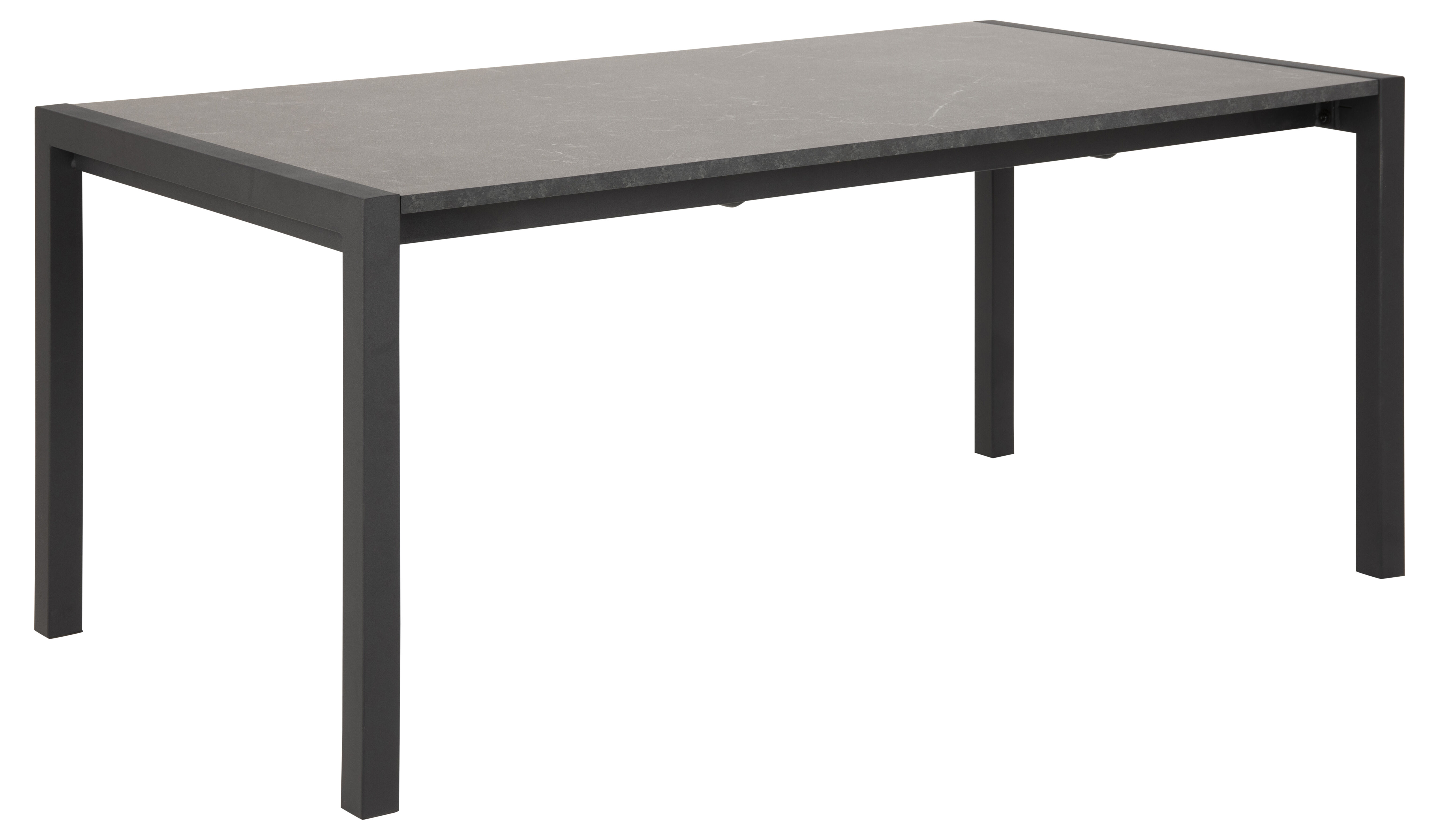 Bicca spisebord L170/250 cm inkl. 2 uttrekksplater svart.