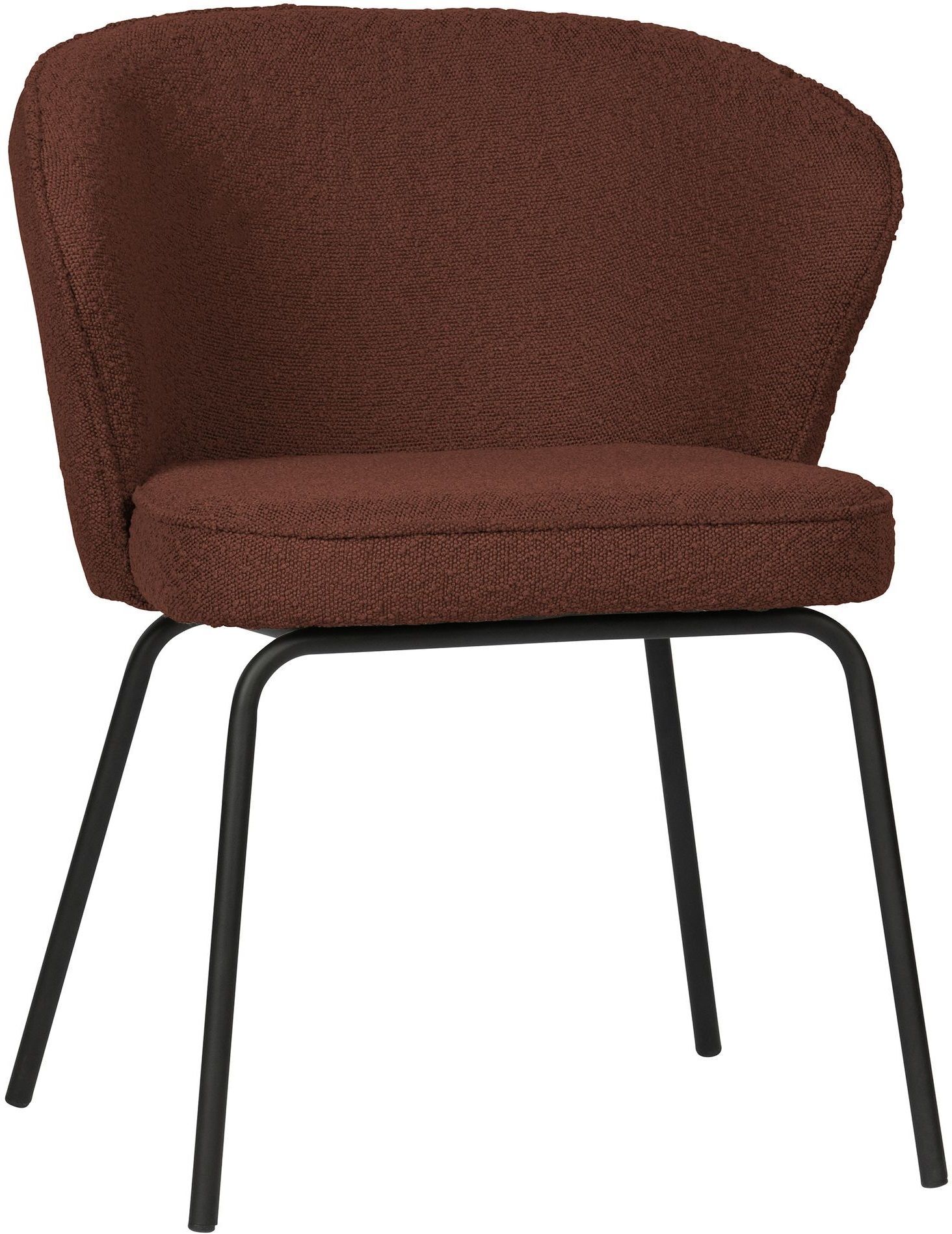 BePureHome Admit Spisebordsstol - Chestnut Bouclé   Unoliving