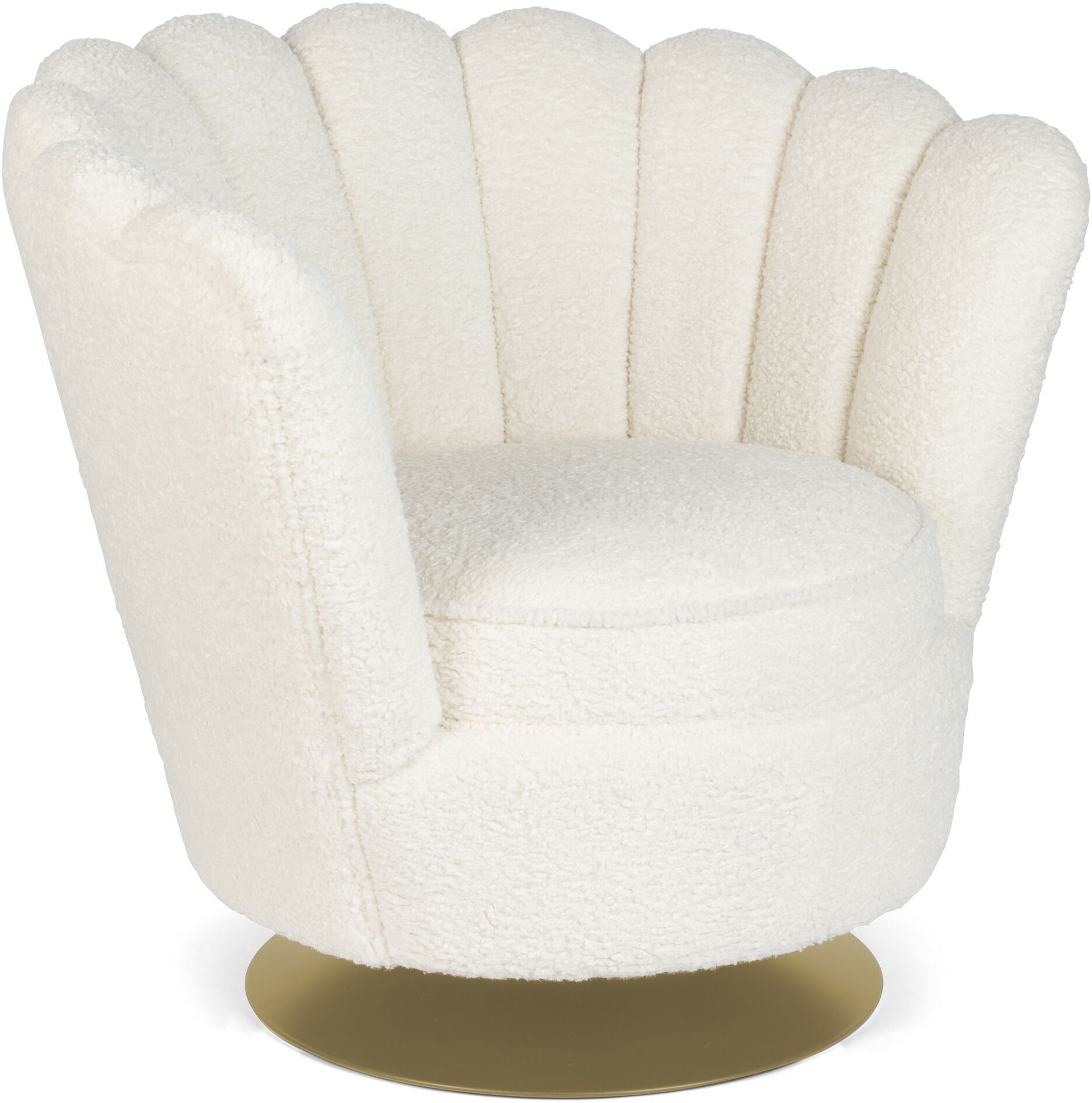 BOLD monkey Mother of All Shells Loungestol - Teddy Offwhite   Unoliving