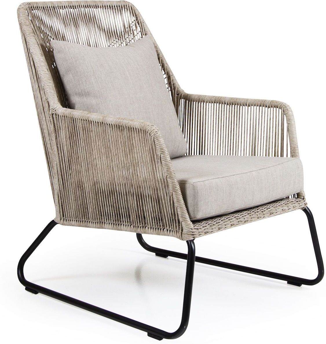 Brafab - Midway Loungestol m. pute - Beige/Sand   Unoliving