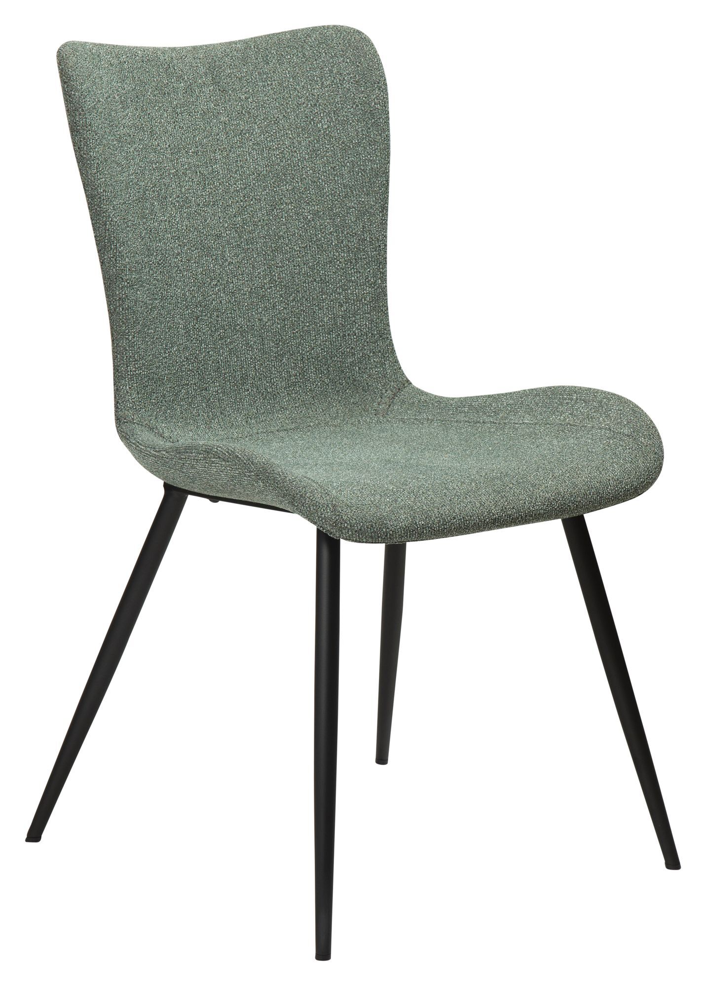 Dan-Form Danform Medusa Spisebordsstol, pebble grønn bouclé stoff   Unoliving