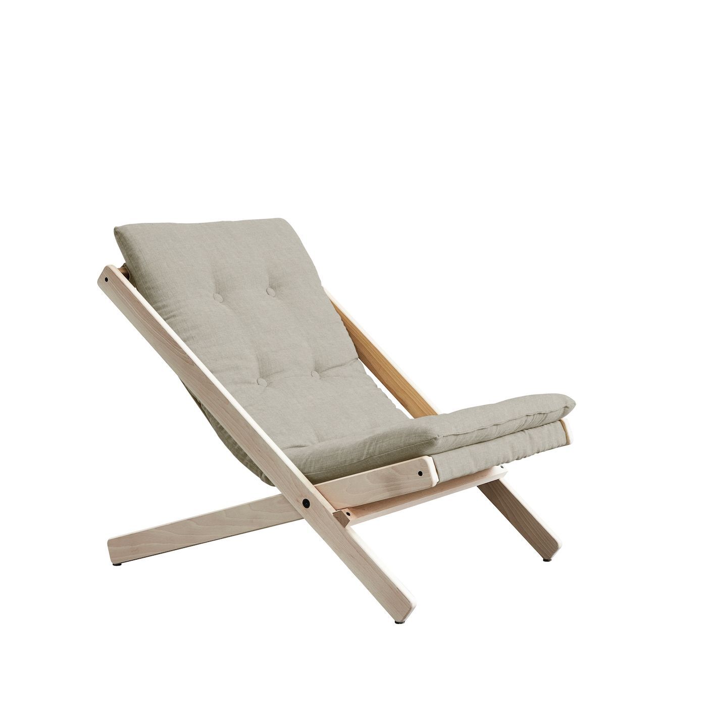 Karup Design Boogie Loungestol, linen/Natur   Unoliving