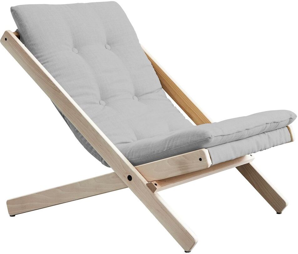 Karup Design Boogie Loungestol, Lysegrå/Natur   Unoliving