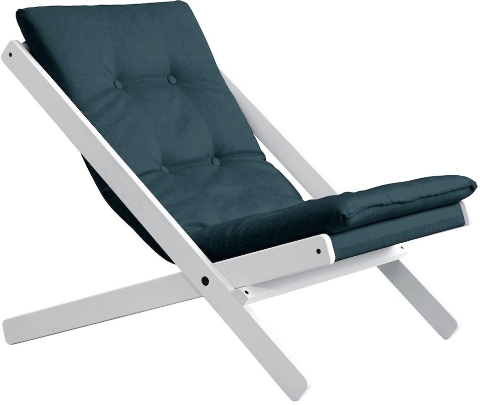 Karup Design Boogie Loungestol, Petrolium/Hvit   Unoliving