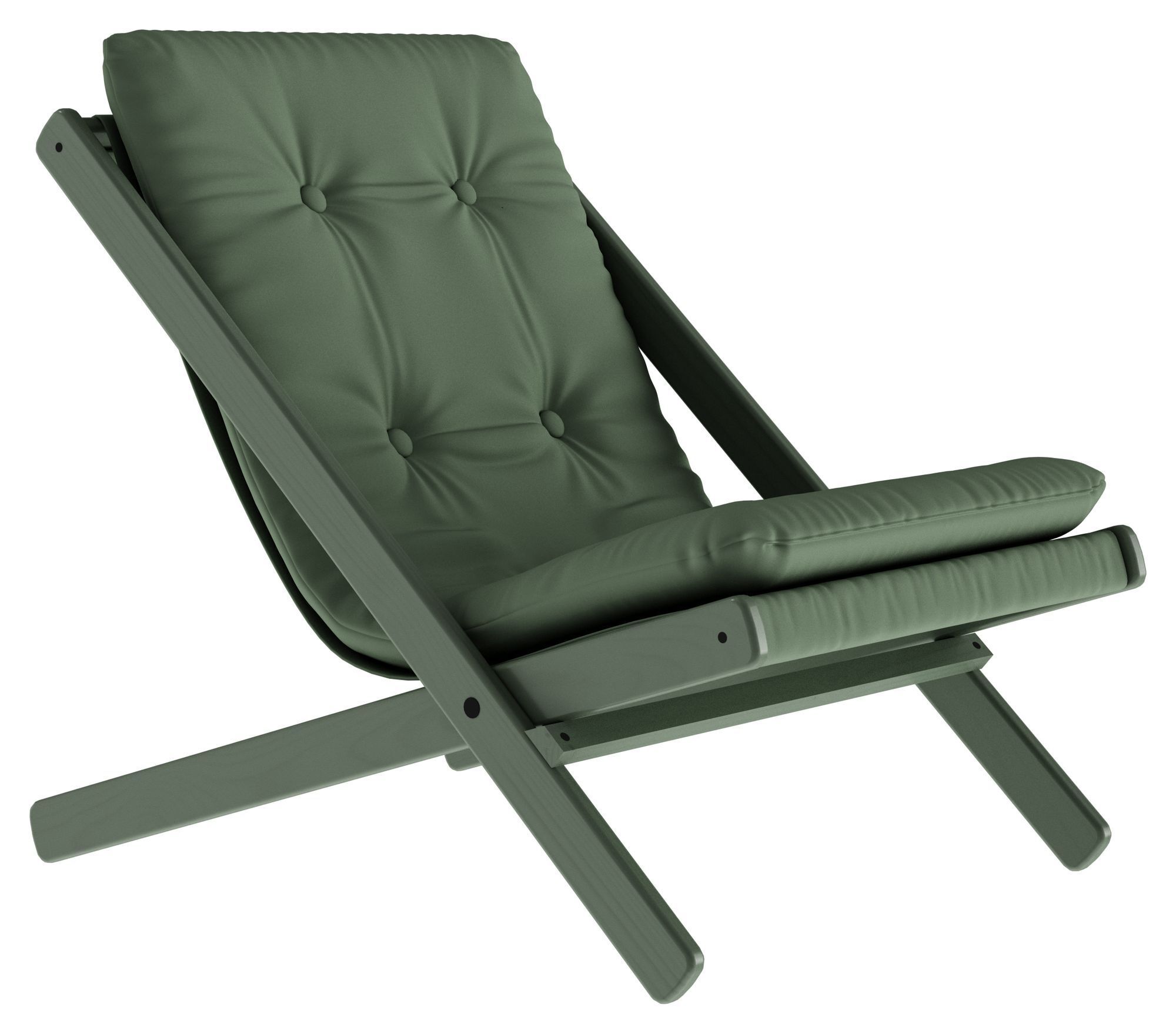 Karup Design Boogie Staycation Loungestol - Lawn Green/Olive Green   Unoliving