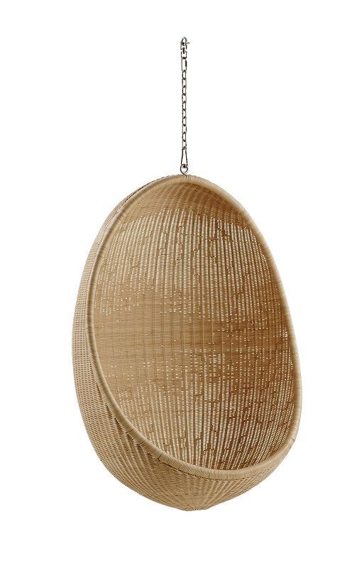 Sika-Design - ICONS Hanging Egg Chair Indoor - Hengestol - Natur   Unoliving